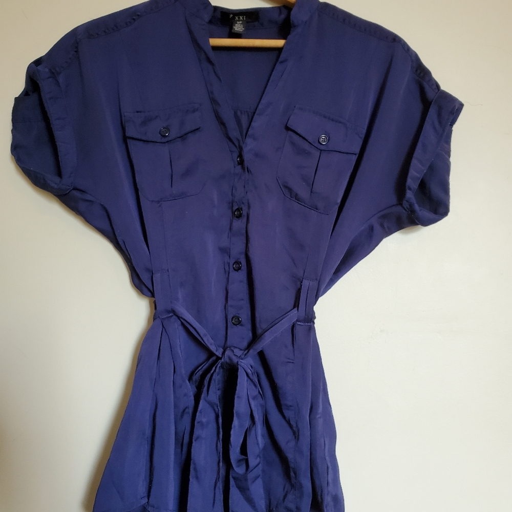 Forever 21 belted blouse
